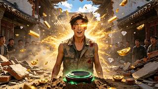 Demolition man hits head, gets X-RAY EYES,finds Ming treasure,sweeps markets, becomes legend!#drama