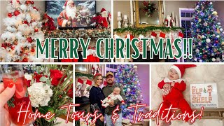 MERRY CHRISTMAS VLOG!! Home Tours, Traditions, Opening Gifts!🎄🎅🏻