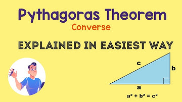 Converse Of Pythagoras Theorem Class 10 | Pythagoras Theorem | Maths Class 10 | Pythagoras SSC