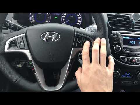 Βίντεο: Το Hyundai Accent 2014 διαθέτει cruise control;