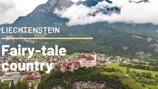 Vaduz, Liechtenstein explored from above 4k - Castles and Mountains | DJI Mavic 2 Pro