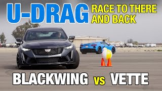 UDRAG: Chevy Corvette C8 vs. Cadillac CT5V Blackwing