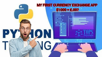 DEVELOPED A CURRENCY EXCHANGE APP IN #python 2023 Programming [#techtawutu]