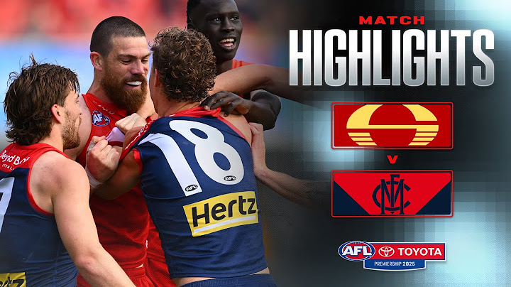 Gold Coast Suns v Melbourne Highlights | Round 16, 2025 | AFL