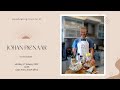 LIVE BROADCAST - CELEBRATING THE LIFE OF JOHAN PIENAAR - MONDAY, 27 JANUARY 2025 @ 14H00