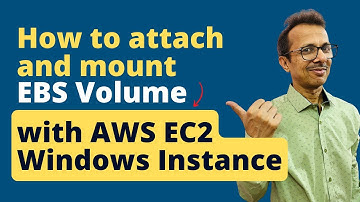 How to attach and mount EBS volume with AWS EC2 Windows instance | Cloud Computing in Hindi