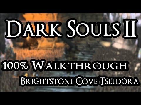 Vídeo: Dark Souls 2 - Brightstone Cove Tseldora, Chave, Dragon Charm, Human Effigies