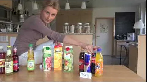 Welches Getränk hat 13 Stück Zucker pro Glas?