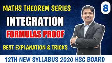 Integration Theorems Part 8 Maths Theorem Series | New Syllabus 2020 Maharashtra Board | Dinesh Sir