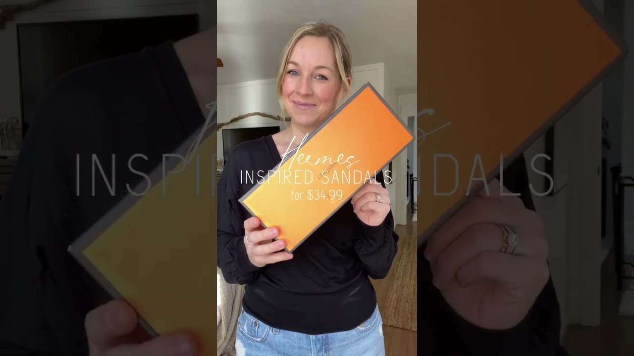 Hermes inspired sandals 