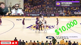 Anuel AA Vs  Adin Ross NBA 2K Wager $10,000