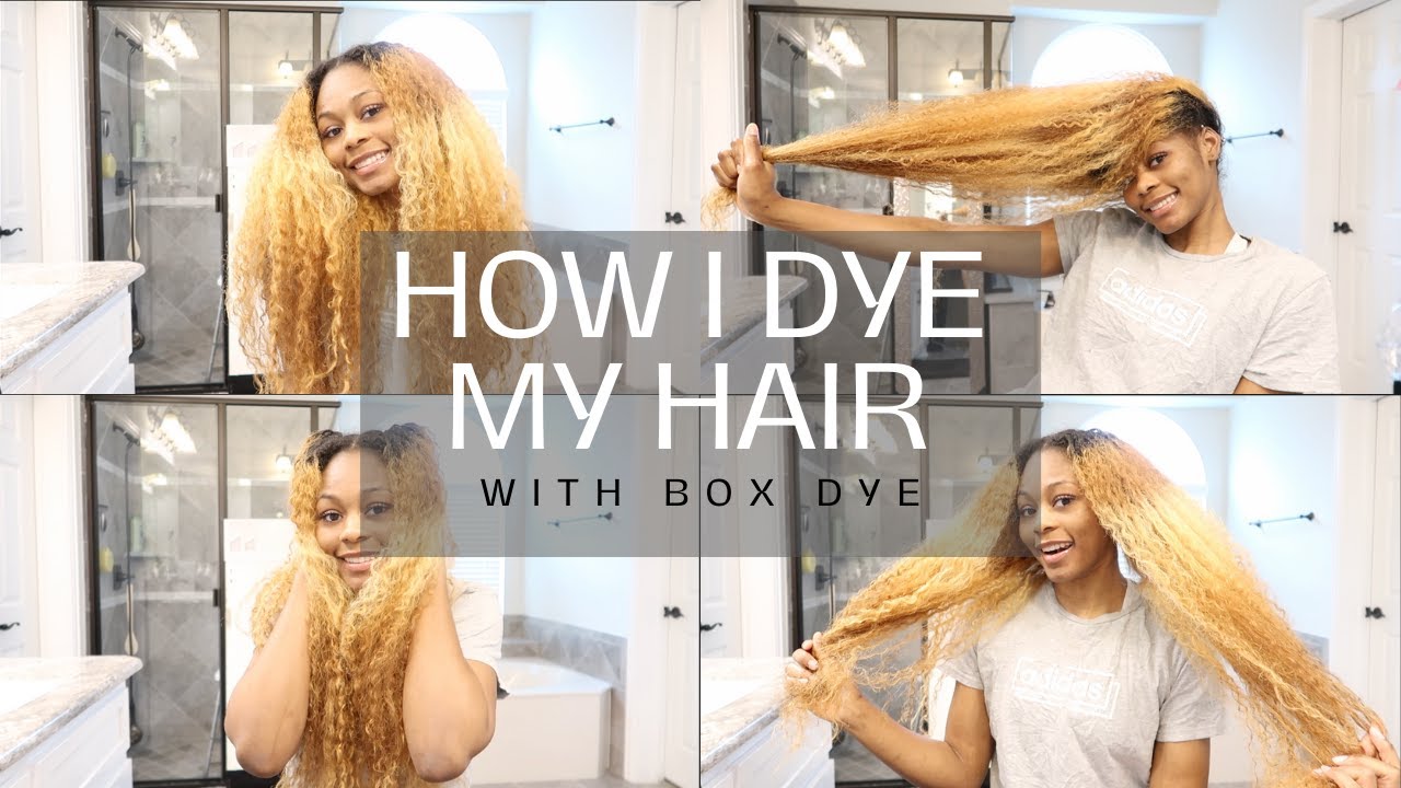 HOW I GET MY HAIR DYED BLONDE AT HOME | BLONDE BOX DYE - YouTube - Can I Workout After Getting My Hair Dyed