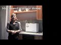 Hot Towel Warmer / Cabinet Demo