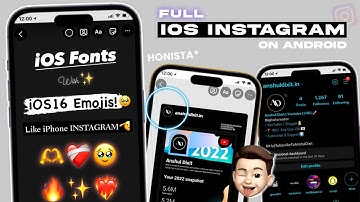 🍎 Full iOS INSTAGRAM On Android | iOS Emojis + Fonts + Round Edge Story On Android *NEW*