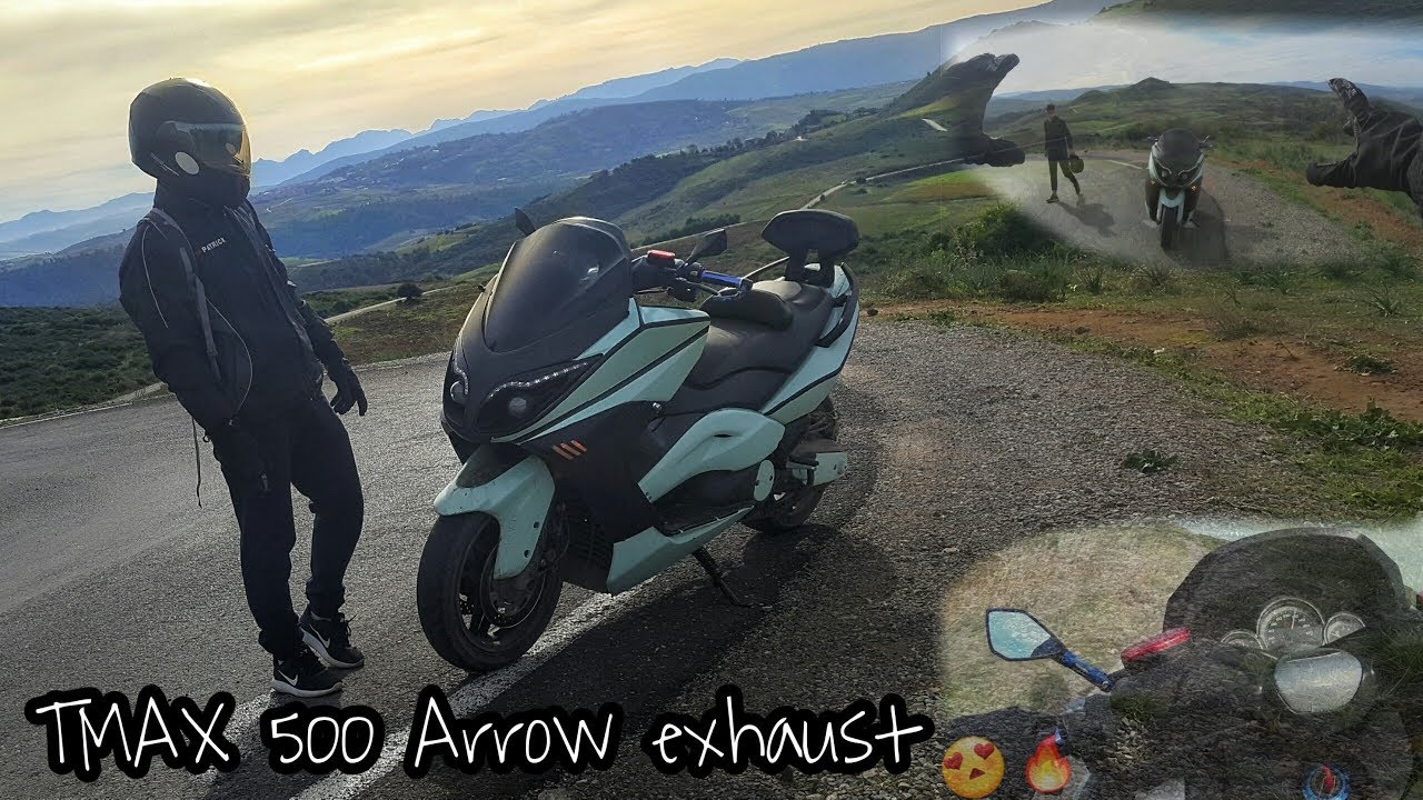PURE SOUND #2 !!! 😱🔥 Yamaha TMAX 500 Arrow exhaust