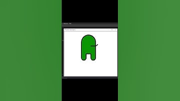 Draw among us Logo using Python Turtle 😎 | Python Tutorial #shorts