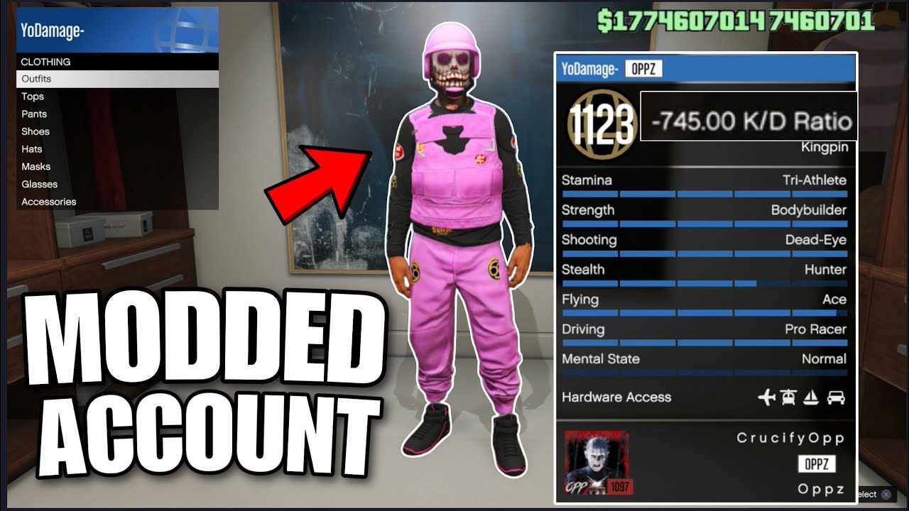 GTA V Modded Account Sell and Giveaway