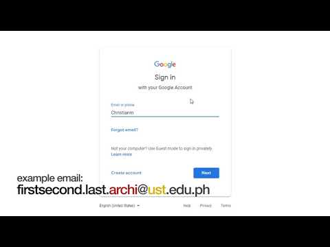 SHOOTORIALS Part 1: How to log in using your UST Email