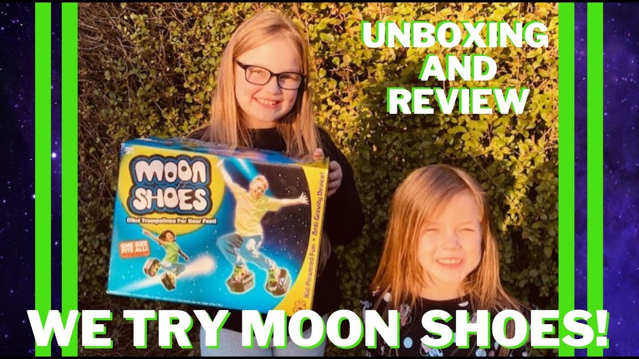 We Tried Moon Shoes - Mini Trampoline 