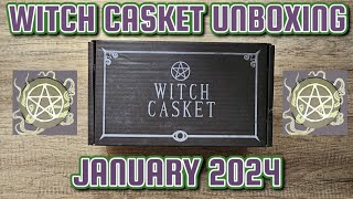 WITCH CASKET UNBOXING: JANUARY 2024