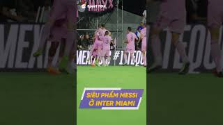 Messi lập siêu phẩm sút phạt đầu tiên ở Inter Miami #shorts