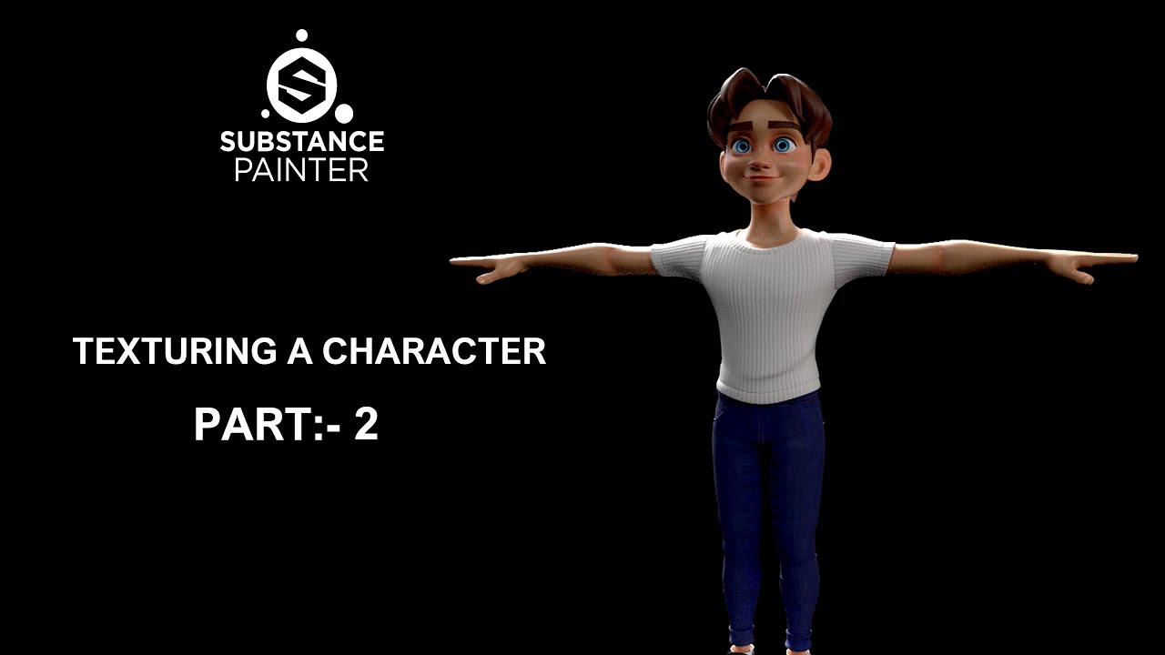 Character Texturing in substance painter Part: -2 - YouTube