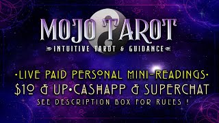 ❤LIVE Personal Paid MiniReads Q & A ❤ $10 CashApp /Superchat  SEE DESCRIPTION BOX!