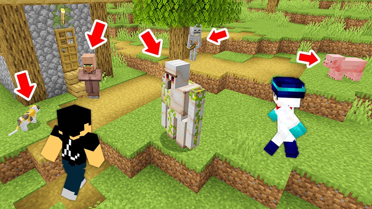 【マイクラ】全てのMOBが視聴者さんドッキリ！