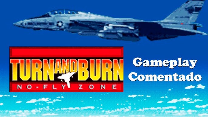 LIVE: Jogando Turn and Burn: No-Fly Zone do Super Nintendo 