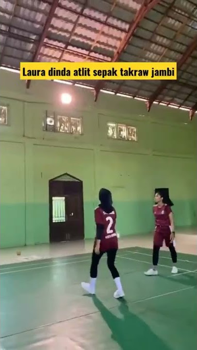 Laura Dinda atlit sepak takraw putri asal Jambi yg cantik dan keren 👍#shorts