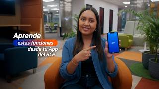 Aprende estas funciones desde tu App del BCP