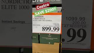 Costco Early Black Friday Sale!!  NORDICTRACK TREADMILL ELITE 1000 SAVE $200!!