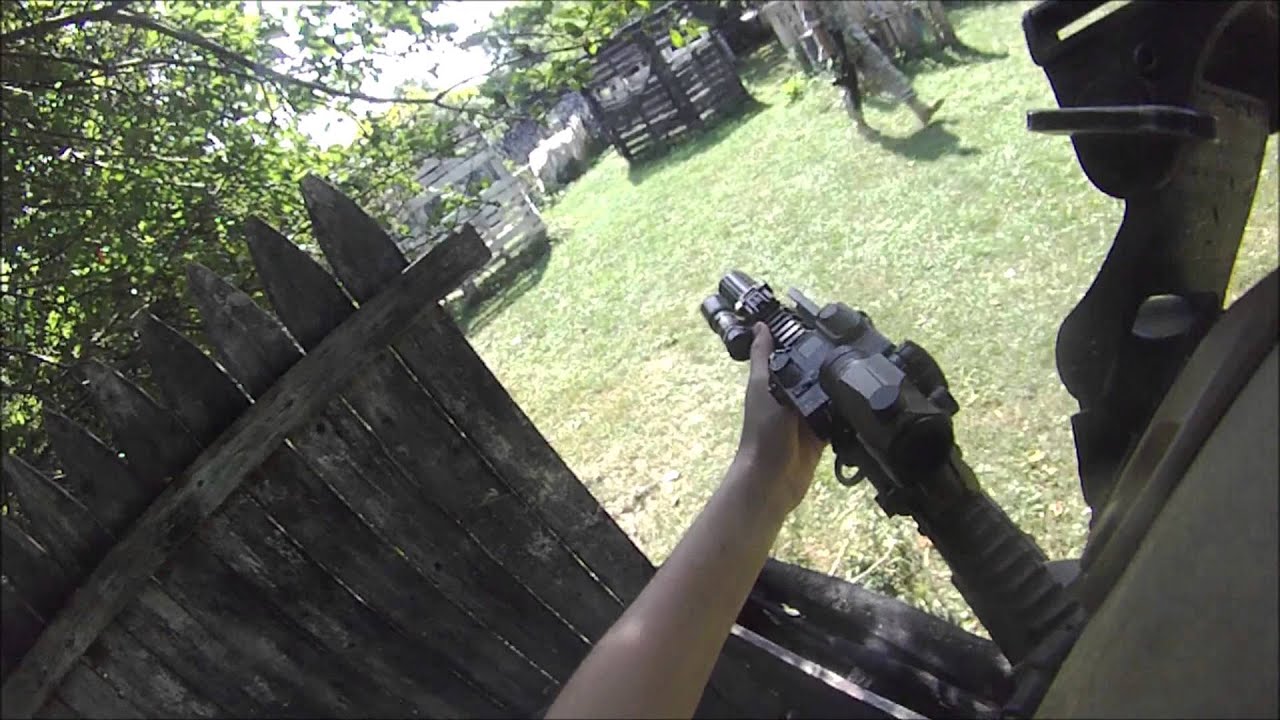 Combat Zone Paintball Airsoft Attack the Fort Gameplay Wolverine SMP