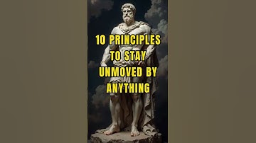 10 Stoic Principles So That NOTHING Can AFFECT YOU | Epictetus (Stoicism)
