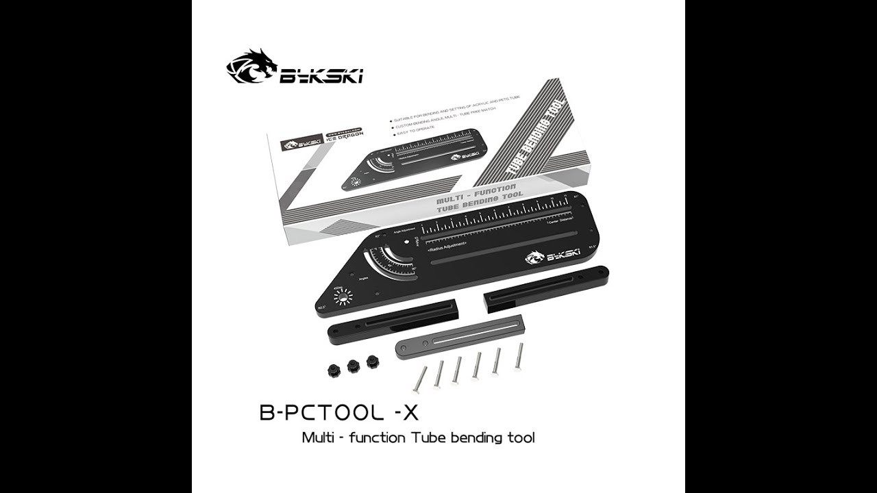 水冷PC】Bykski Multi-function Hard Tube Bender - YouTube