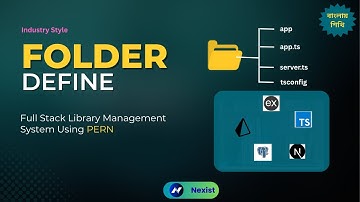 Define Library Management System Folder And Config tsConfig | PERN Full Course In Bangla 2025