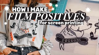 Turning a Drawing Into a Film Positive using Procreate + Illustrator ✸ SCREEN PRINT WITH ME ✸