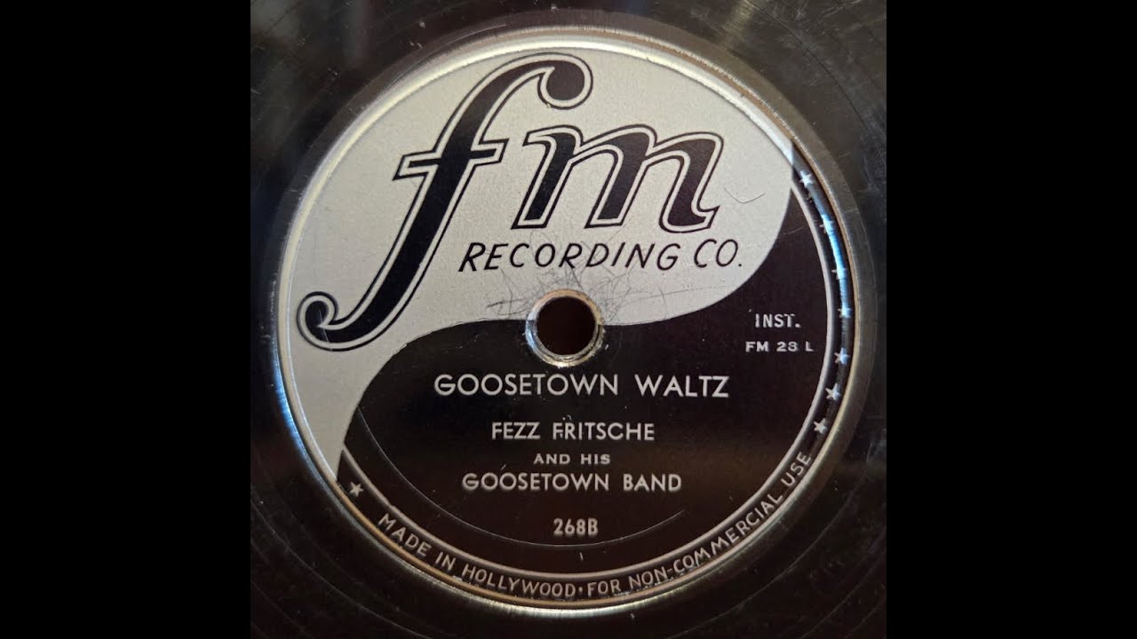 MINNESOTA POLKA: Fezz Fritsche / Goosetown Waltz / FM 268 / 1948 - YouTube