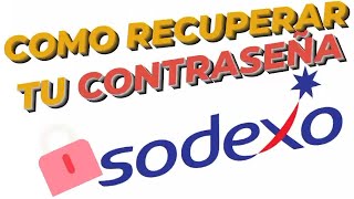 COMO RECUPERAR  la CLAVE de mi tarjeta SODEXO / APP SODEXO CLUB MEXICO screenshot 2