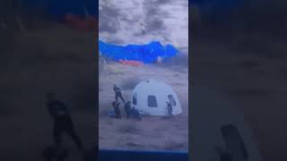 jeff bezos falling into a hole after the blue origin rocket landed. #jeffbezos #katyperry #funny