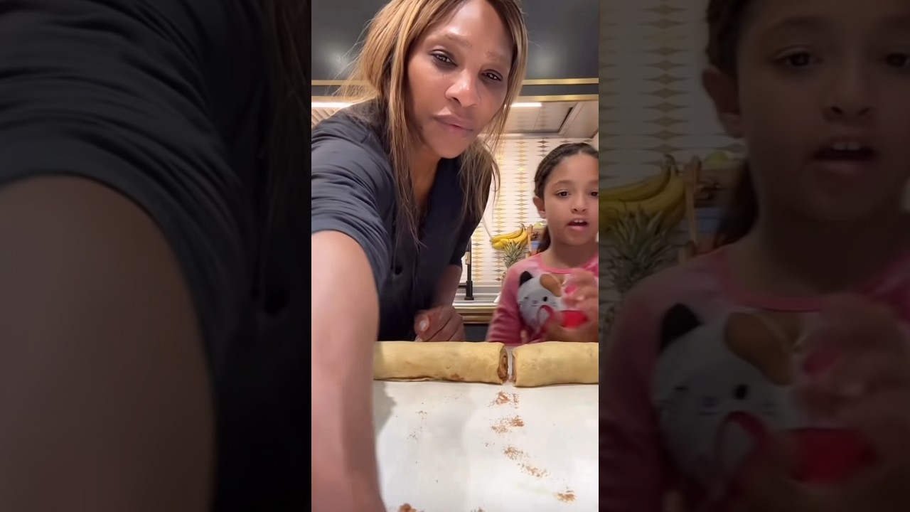 Serena Williams Making Rolls 💝⭐️🥰🌸