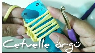 Penye Ip , Örgü Modelleri , Knitting With Ruler. What Can Be Made From Combed Yarn. Cetvelle Örgü