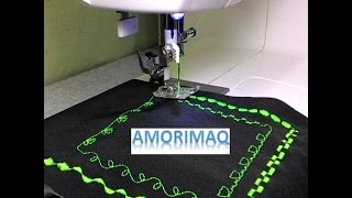 Sapatilha ou calcador para fazer pontos acetinados e decorativos