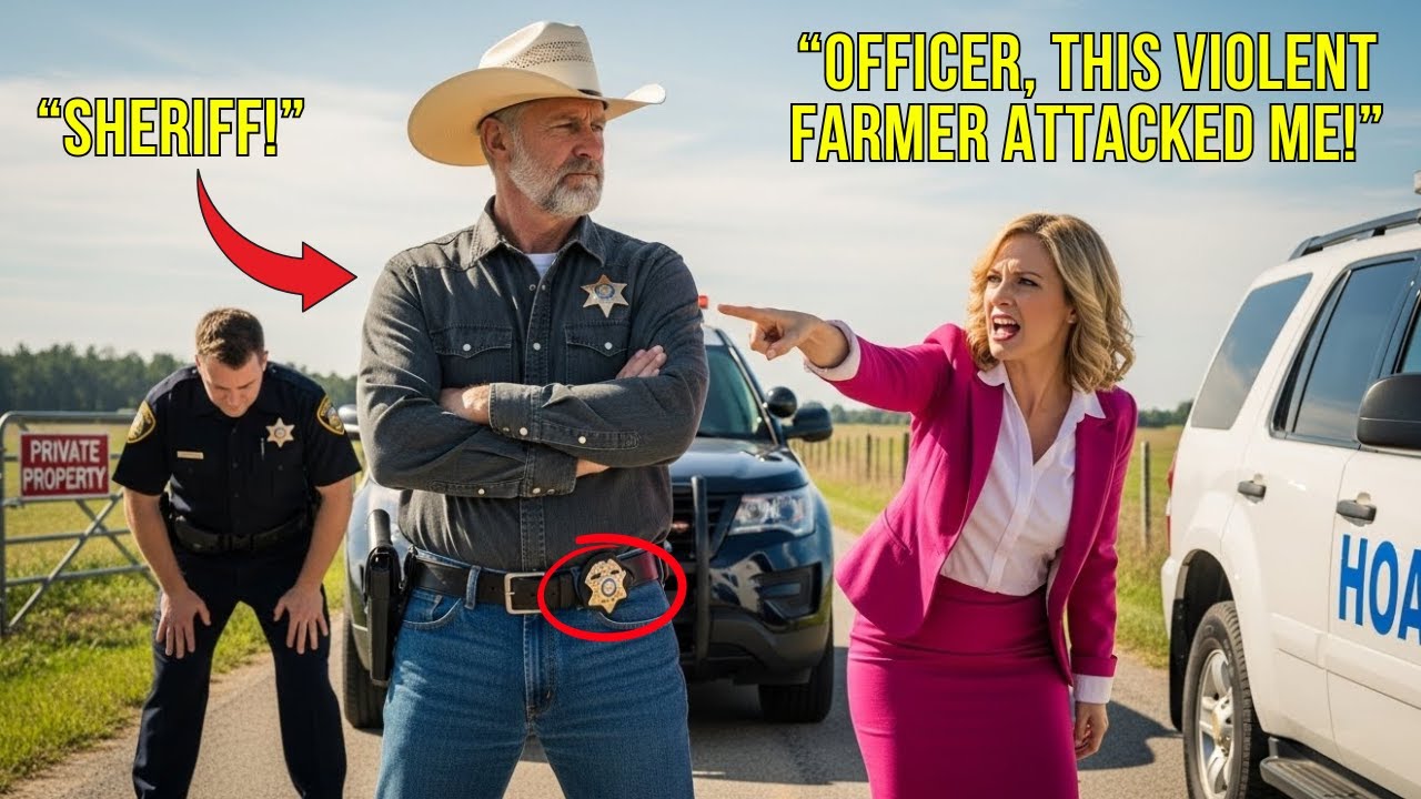 I Refused To Let HOA Karen Park On My Farm — She Called Cops On Me… Too Bad I’m The Sheriff!