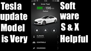 Tesla Model S or X Software update 3-2018