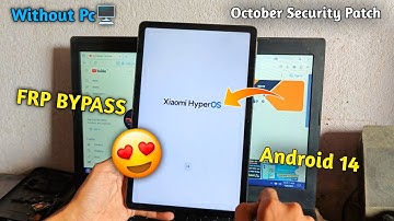 Redmi Pad Hyperos Frp 🔥Bypass - Without Pc 🖥️ Latest Security Patch