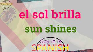 Slow and Clear 100 Spanish Sentences and Phrases that are Essential to Master Spanish