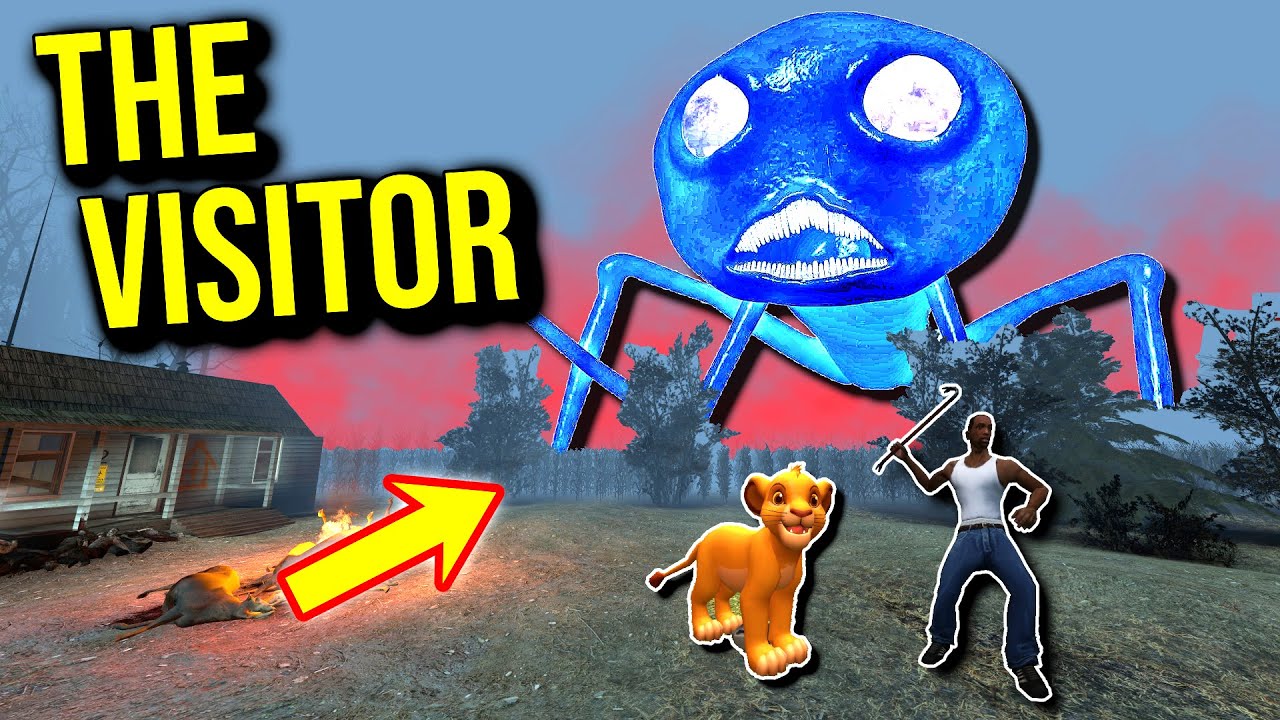 THE VISITOR IS CHASING ME!! (gmod nextbot)
