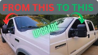 Towing Mirrors Upgrade For 99-07 Ford F250/F350/F450/F550 Super Duty, 01-05 Excursion by 417 FOX 5,308 views 7 months ago 8 minutes, 55 seconds