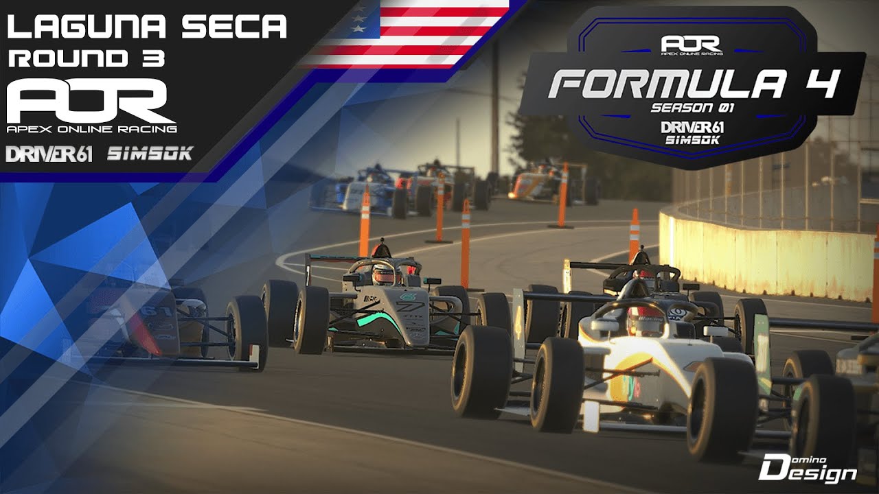 iRacing F4 AOR iRacing F4 League PC S1 Laguna Seca